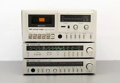 Kaufen TEC System M300 Vintage Stereoanlage Verstärker Tuner Tapedeck • 69.99€