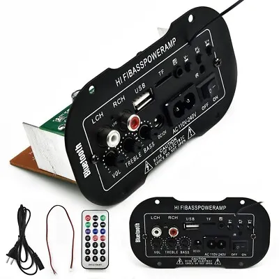 Kaufen KFZ Zubehör 220V 50W BT HiFi Bass Audio USB TF MP3 FM Radio Mit U Disk • 20.61€