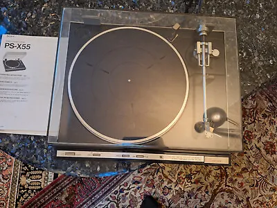 Kaufen Sony PS-X55, Plattenspieler, High End, Turntable, Vollautomat, Direct Drive • 390€