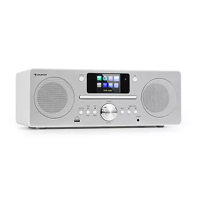 Kaufen Internetradio Bluetooth CD Player WLAN UKW DAB+ Radio Spotify Connect Weiß • 189.99€