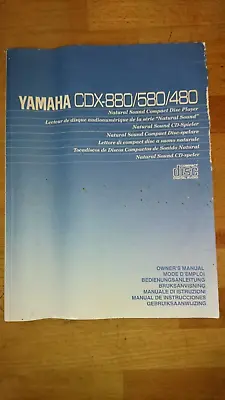 Kaufen Yamaha CDX-880 / 580 / 480  Bedienungsanleitung Operating Instuctions Manual • 2€
