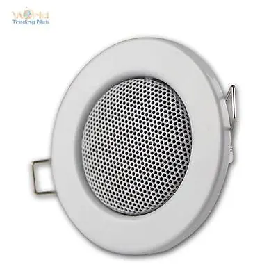 Kaufen Lautsprecher, Halogen-Design Weiß, Einbau: 60mm, Einbaulautsprecher MINI, 3W • 10.29€