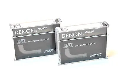 Kaufen DENON R-120 DT Digital Audio Tape   2er Pack Top Zustand • 19.95€