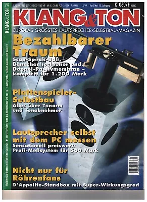 Kaufen Klang & Ton 1999 Nr. 3 DIY Plattenspieler ESS Box Mit AMT 20cm Tieftöner + PA MT • 1€