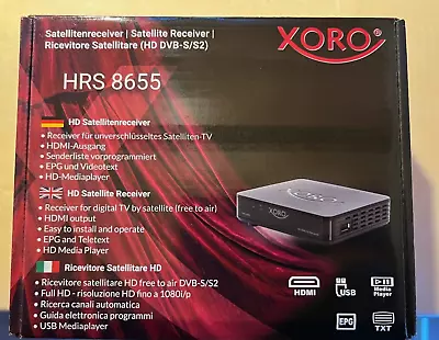 Kaufen Mini Sat-TV-Receiver  FULL HD DVB-S2 XORO HRS 8655 HDMI, 12V, USB-Mediaplayer  • 1.50€