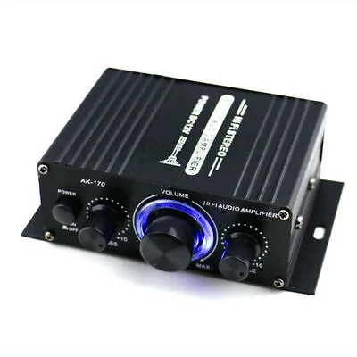 Kaufen 12V 400W Aluminium HiFi Audio Verstärker Auto Stereo Mini Power Amplifier 2 X7D5 • 13.49€