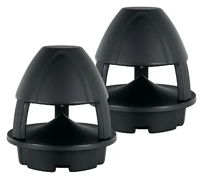 Kaufen 360° Bluetooth Outdoor Garten Außen Lautsprecher IP56 120W TWS Schwarz Paar Set • 305.80€