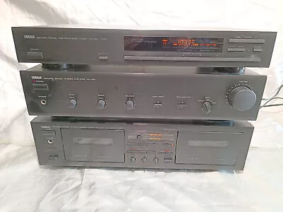 Kaufen Yamaha Musikanlage TX-350 AM/FM Amplifer AX-350 Cassette Deck KX-W232 • 469.95€