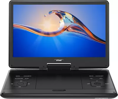 Kaufen 15,7 Tragbarer DVD Player Mit 14 Zoll HD Großbildschirm, Kinder DVD Player USB • 89.99€
