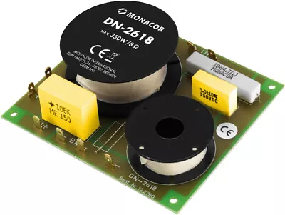 Kaufen MONACOR DN-2618 2-Wege-Weiche Für 8 Ω Components, Lautsprechertechnik,  • 36.95€