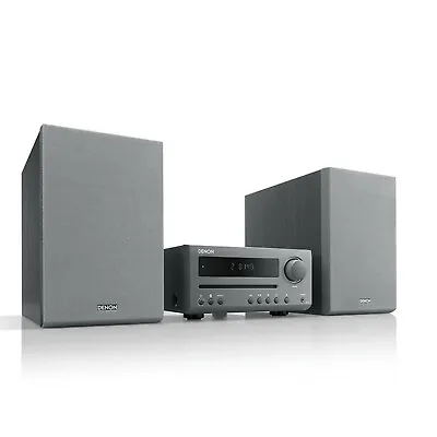 Kaufen Denon Dt1 Micro CD FM AM Bluetooth Mini HiFi System Grau Dt-1 Inkl. Lautsprecher • 162.76€