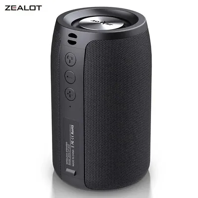 Kaufen Zealot S32 Tragbarer Drahtloser Lautsprecher Subwoofer Stereo Wasserdicht Säule TF & AU • 30.66€