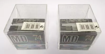 Kaufen 10 Stück Maxell MD MiniDisc 74 Minuten 2 X 5er Boxen MiniDisk NEU & OVP • 75€