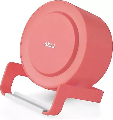 Kaufen AKAI A58196COR Bluetooth Lautsprecher/Wireless Ladestation, Telefonhalter, Koralle • 28.45€