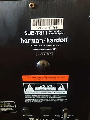 Kaufen Harman Kardon Sub Ts11 • 65€