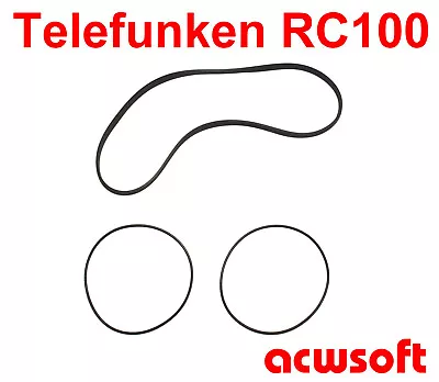 Kaufen  Riemen Belts For Telefunken RC100 RC-100 • 12.90€