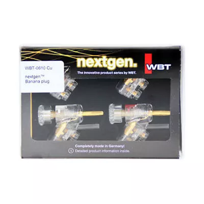 Kaufen WBT-0610 Cu - Nextgen™ Bananenstecker - 4er Set Inkl. Torx • 133.20€