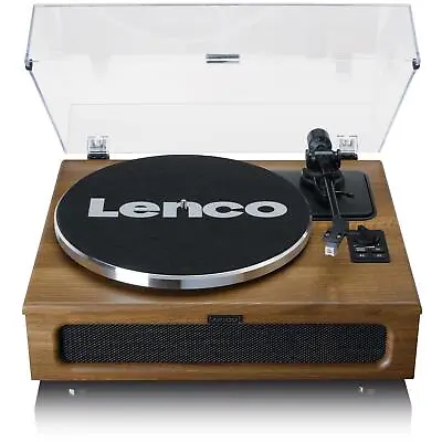 Kaufen Lenco LS-410WA Plattenspieler Audio-Plattenspieler Mit Riemenantrieb Braun • 238.99€