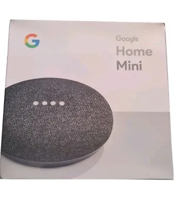 Kaufen Google Home Mini Sprachassistent Lautsprecher Smart Home Carbon WLAN  • 1€