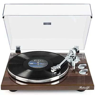 Kaufen Vinyl Plattenspieler Bluetooth Schallplattenspieler Riemenantrieb Eingebauter... • 283.32€