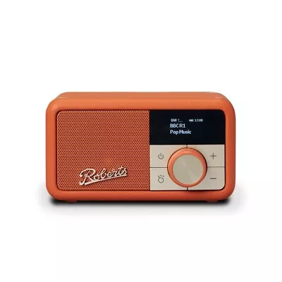 Kaufen Roberts Revival Petite Tragbares DAB/FM Radio Und Bluetooth Lautsprecher In Pop Orange • 94.85€