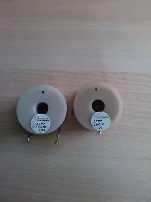 Kaufen 2 Stück Mundorf Luftspule 2,7 MH L100 Frequenzweiche Bauteile Lautsprecher  • 30€
