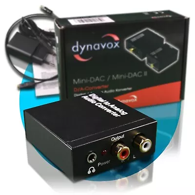 Kaufen DA-Wandler Mini DAC Von Dynavox Digital Analog Converter Bis 192 KHz 24 Bit • 25.79€