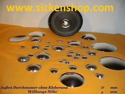 Kaufen Hochwertige Lautsprecher Chrom Staubkappen Dust Caps High Quality  C 51 • 14.99€