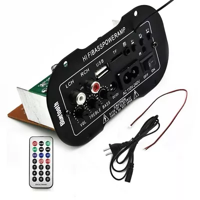 Kaufen KFZ Zubehör 220V 50W BT HiFi Bass Audio USB TF MP3 FM Radio Mit Audioeingang • 23.41€