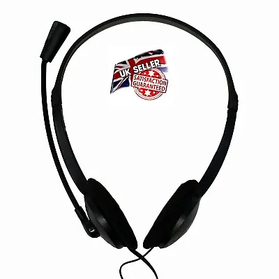 Kaufen Qualität Stereo Headset Mit Mikrofon Für PC Laptop Skype Zoom Konferenz   • 11.33€