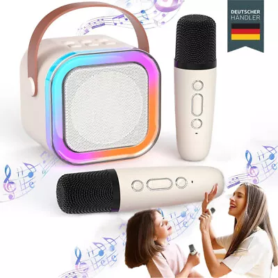 Kaufen Mini Kinder Karaoke Maschine Mit Kabellos Mikrofon Bluetooth Lautsprecher Party • 18.98€