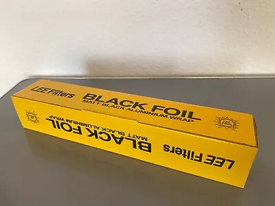 Kaufen Black Wrap 30cm X 15,2m, Schwarze Aluminiumfolie Schmal, Black Foil, NEU LEE • 22.95€