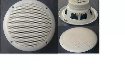 Kaufen 2x Außen Lautsprecher Deckeneinbau Wandeinbau 180mm 200W 8 Ohm 92dB Laut Weiß • 32.99€