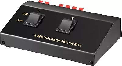 Kaufen ✅Goobay Lautsprecher-Umschaltbox / 2-fach / Switch / Verteiler / Splitter✅ • 13.90€