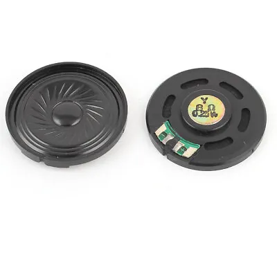 Kaufen 2 Pcs 0,25W 200 W, Rund, 40 Mm, Innen Electronic Magnet Lautsprecher Schwarz • 8.32€
