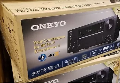 Kaufen Onkyo TX-NR676E 7.2-AV Netzwerk Receiver Bluetooth Wi-Fi Dolby Atmos 4k UHD • 435€
