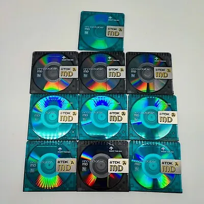 Kaufen 10 Stück TDK Recordable MiniDisc MD Mini Disc MiniDisk - 74 Min. Vom Händler  • 39.99€