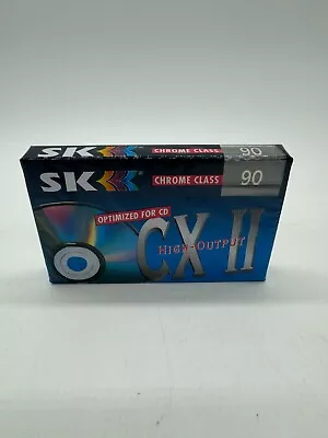 Kaufen SK CX II 90 MC Audio Kassette Tape Vintage Alt NEU Und OVP Sealed • 7.99€