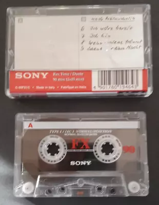 Kaufen MC Audiokassette SONY FX1C Gebraucht 90mn. • 1€