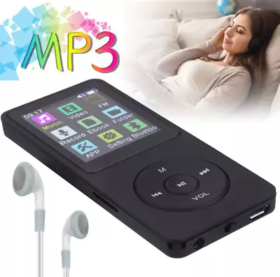 Kaufen Bluetooth MP3 MP4 Player,LCD Display HiFi Bass Musik Spieler FM Radio Audio DE！ • 18.99€
