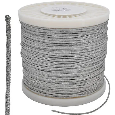 Kaufen 1 Meter Silber Litze Draht Geflochten Lautsprecher Membran 1,6mm Voice Coil Wire • 2.95€