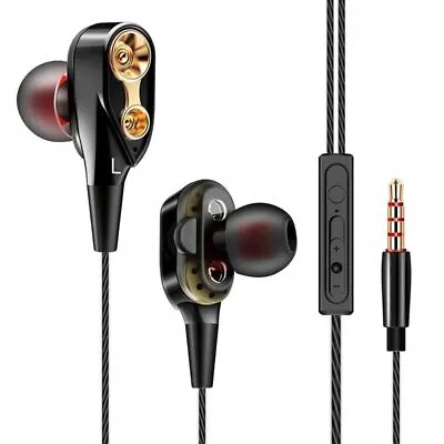 Kaufen QKZ CK8 Hi-Res Audio In-Ear-Kopfhörer Ohrhörer Extra Bass Double Driver • 13.95€