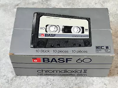 Kaufen 8x BASF 60 Chromdioxid II Hifi Stereo Cassetten • 100€