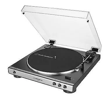Kaufen Audio-Technica AT-LP60XUSB Audio-Plattenspieler Mit Riemenantrieb Grau, Metalli • 180.99€