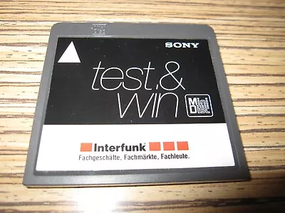 Kaufen  Sony Minidisc  Promo Sampler 1997 > Test And Win MD > Sammelstück • 29.96€