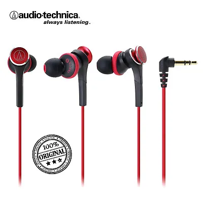 Kaufen Audio Technica ATH-CKS77X Rot Kopfhörer In-Ear Headphone Earphone, Viel Zubehör • 79.90€