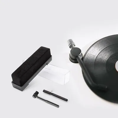 Kaufen 3in1 Schallplatten Und Nadel Reinigungs-Set, Plattenbürste, Carbonbürste XY • 8.18€