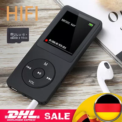 Kaufen MP3 MP4 Player Bluetooth 5.0 LCD Display HiFi Bass Musik Spieler FM Radio Audio • 20.99€