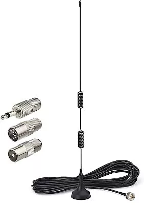 Kaufen Bingfu DAB UKW FM Radio Antenne Magnetfuß 3M Kabal Für Yamaha Heimkinoempfänger • 11.89€