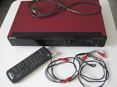 Kaufen Sony Minidisk Minidisc MDS-JE510 Baustein Recorder Fernbedienung Chinch Kabel • 99.99€
